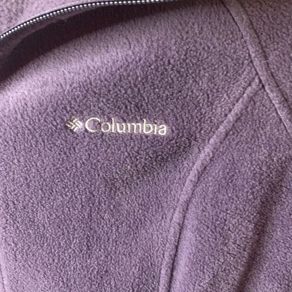 Columbia Women’s Zip up Jacket Eggplant Size Medium - Picture 5 of 5